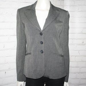 Beautiful gray blazer size 6 By Rafaella 3 button